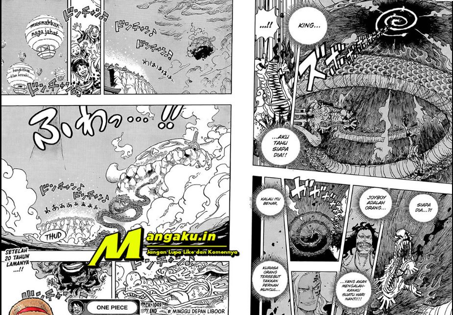 Review One Piece Chapter 1049 Kaido Kalah Wano Bebas Kuroneko Ku