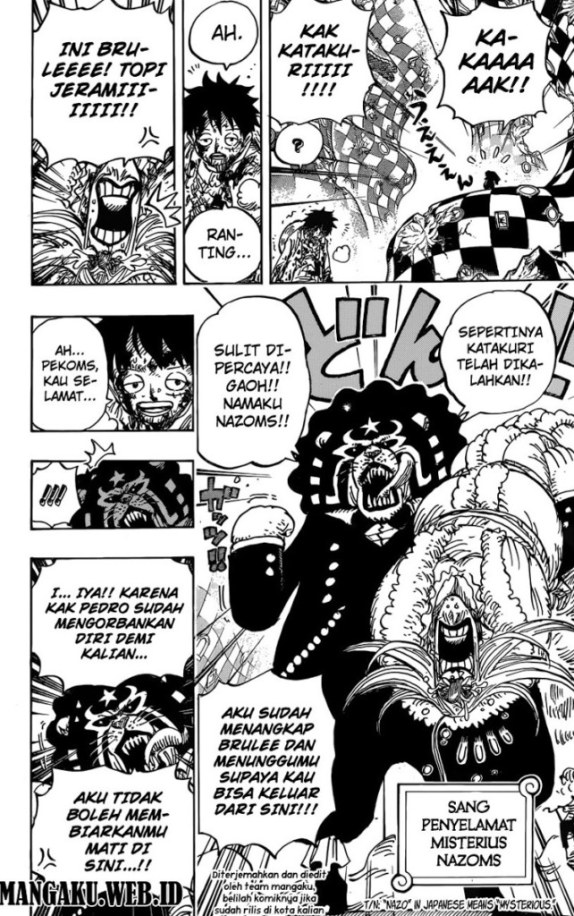 Pertemuan Luffy dan Pekoms