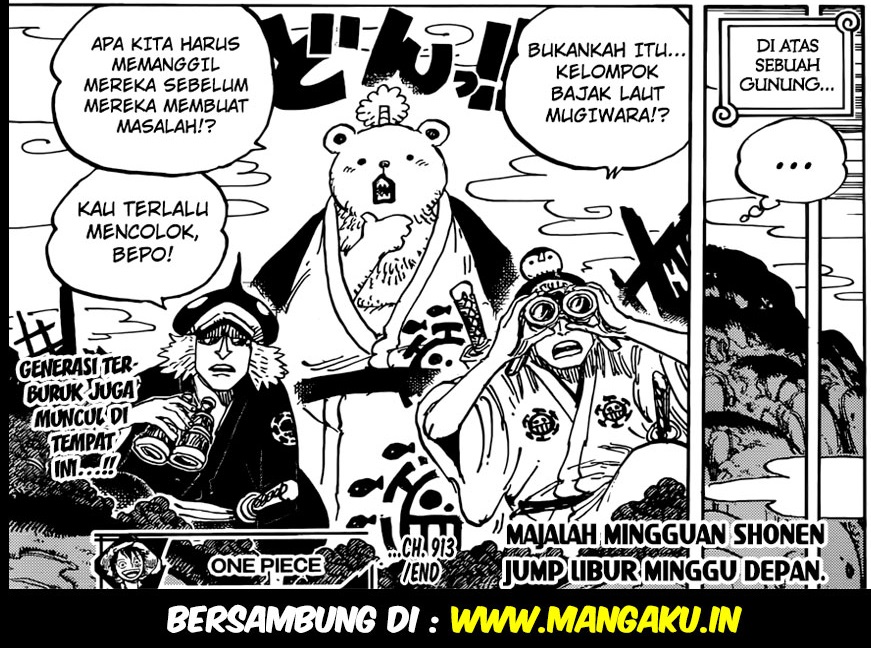 Munculnya 3 orang kru Heart Pirates